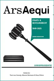 Omslag van Jurisprudentie Staats- en bestuursrecht 1849-2025