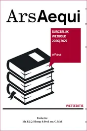 Omslag van Burgerlijk wetboek 2026/2027