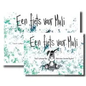 Omslag van Een fiets voor Muli kamishibai vertelplaten + boek