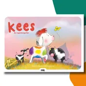 Omslag van Kees de regenboogstier kamishibai vertelplaten