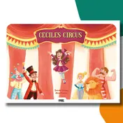 Omslag van Ceciles circus kamishibai vertelplaten