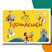 Omslag van Tijdmachien kamishibai vertelplaten