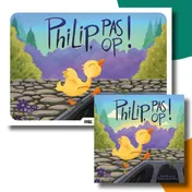 Omslag van Philip, pas op! Kamishibai vertelplaten + boek