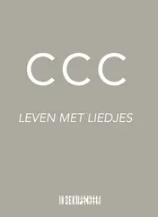 Omslag van CCC. Leven met liedjes