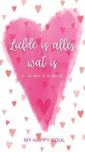 Omslag van Liefde is alles wat is