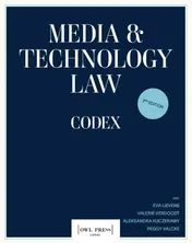 Omslag van Media & Technology Law Codex