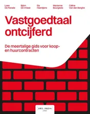 Omslag van Vastgoedtaal ontcijferd
