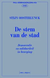 Omslag van De stem van de stad