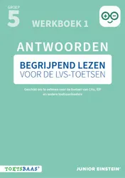 Omslag van Begrijpend lezen voor de LVS-toetsen - Groep 5 - Antwoordenboek 1 + Online video-uitleg