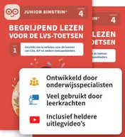 Omslag van Begrijpend lezen voor de LVS-toetsen set - Deel 1 en 2 - Groep 4