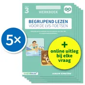 Omslag van Begrijpend lezen voor de LVS-toetsen - Groep 3 - Werkboek - Set van 5