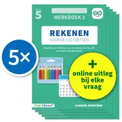 Omslag van Rekenen voor de LVS-toetsen - Groep 5 - Werkboek 2 - Set van 5