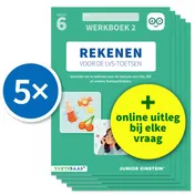 Omslag van Rekenen voor de LVS-toetsen - Groep 6 - Werkboek 2 - Set van 5