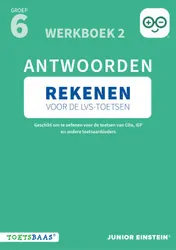 Omslag van Rekenen voor de LVS-toetsen - Groep 6 - Antwoordenboek 2