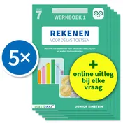 Omslag van Rekenen voor de LVS-toetsen - Groep 7 - Werkboek 1 - Set van 5