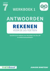 Omslag van Rekenen voor de LVS-toetsen - Groep 7 - Antwoordenboek 1