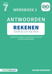 Omslag van Rekenen voor de LVS-toetsen - Groep 7 - Antwoordenboek 2