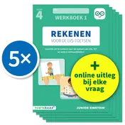 Omslag van Rekenen voor de LVS-toetsen - Groep 4 - Werkboek 1