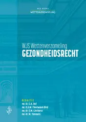 Omslag van Wettenbundel gezondheidsrecht