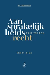 Omslag van Aansprakelijkheidsrecht