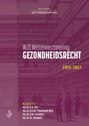 Omslag van Wettenbundel Gezondheidsrecht