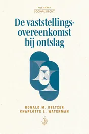 Omslag van De vaststellingsovereenkomst bij ontslag