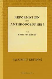 Omslag van Reformation oder Anthroposophie?