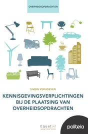 Omslag van Kennisgevingsverplichtingen bij de plaatsing van overheidsopdrachten