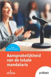 Omslag van Aansprakelijkheid van de lokale mandataris