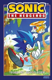 Omslag van Sonic the Hedgehog tegen het robotleger