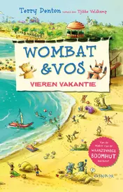 Omslag van Wombat & Vos vieren vakantie