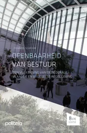 Omslag van Openbaarheid van bestuur