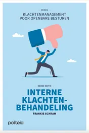 Omslag van Klachtenmanagement voor openbare besturen: Interne Klachtenbehandeling - 3e editie
