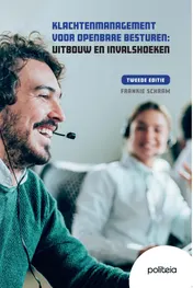 Omslag van Klachtenmanagement voor openbare besturen: Uitbouw en invalshoeken
