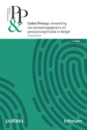 Omslag van Codex Privacy: verwerking van persoonsgegevens en persoonsregistratie