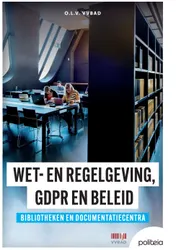 Omslag van Wet- en regelgeving, GDPR en beleid