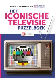 Omslag van Het Iconische Televisie Puzzelboek