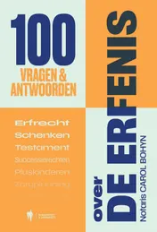 Omslag van 100 vragen en antwoorden over de erfenis