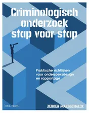 Omslag van Criminologisch onderzoek stap voor stap