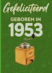 Omslag van 4x Felicitatieboekje 1953 +4x envelop
