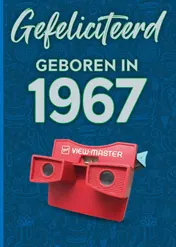 Omslag van Gefeliciteerd geboren in 1967 set van 4