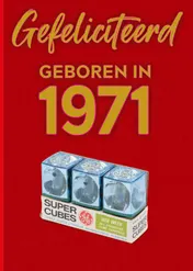 Omslag van Gefeliciteerd geboren in 1971 set van 4