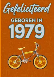 Omslag van Gefeliciteerd geboren in 1979 set van 4