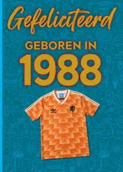 Omslag van Gefeliciteerd geboren in 1988 set van 4