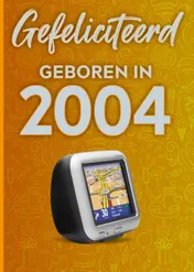 Omslag van Gefeliciteerd geboren in 2004 set van 4