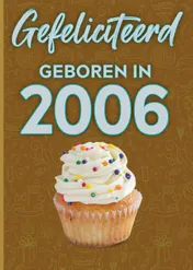 Omslag van Gefeliciteerd geboren in 2006 set van 4