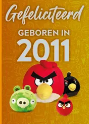 Omslag van Gefeliciteerd geboren in 2011 set van 4