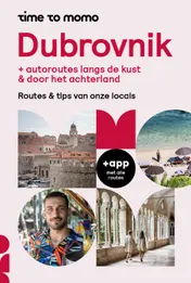 Omslag van Time to Momo Dubrovnik + autoroutes langs de kust & door het achterland