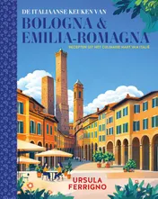 Omslag van De Italiaanse keuken van Bologna en Emilia-Romagna