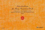 Omslag van Notenbüchlein für Anna Magdalena Bach Die leichtesten Stücke. Für Klavier